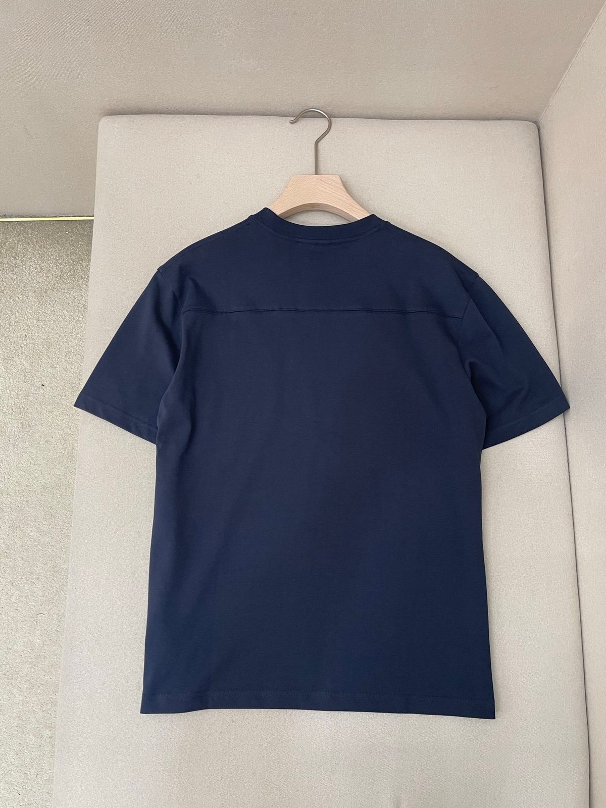 Navy Crewneck T-Shirt