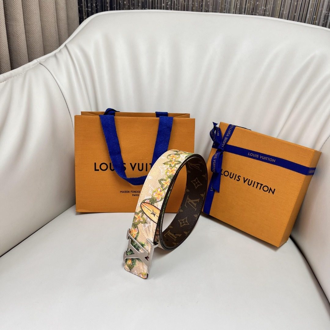 Louis Vuitton Monogram Reversible Canvas Belt
