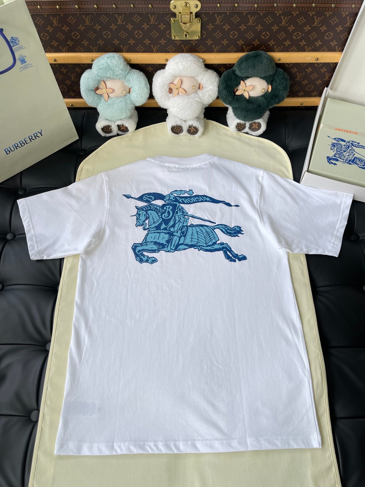 Burberry Pegasus Crest White T-Shirt