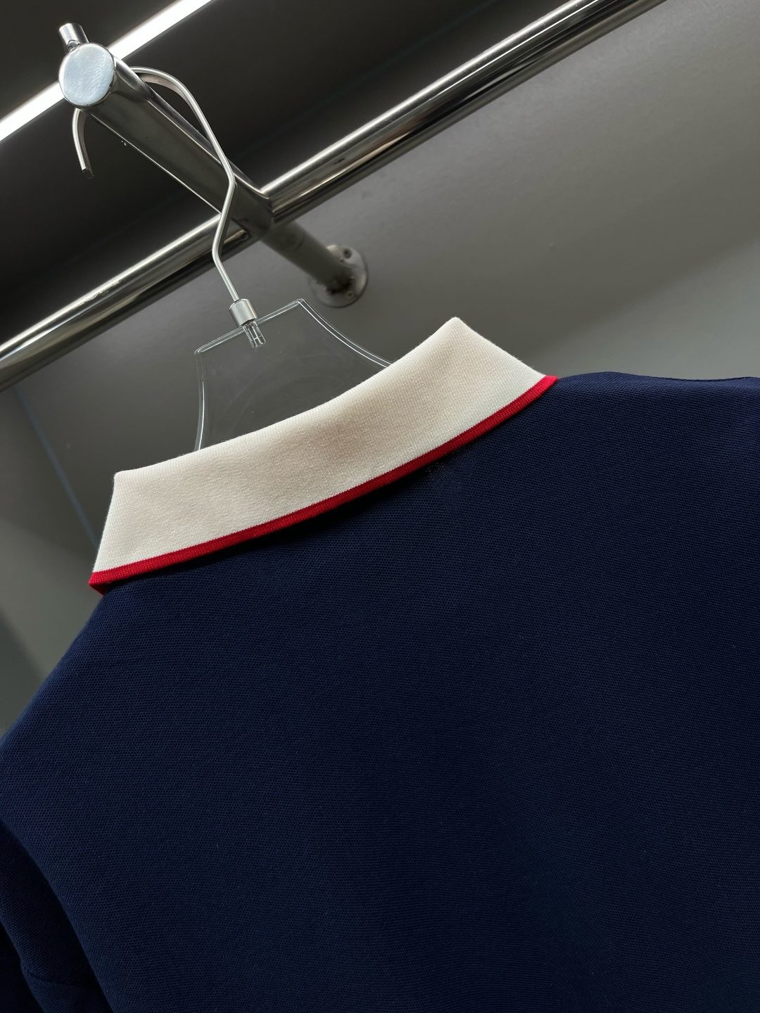 Burberry Tricolor Striped Polo Shirt