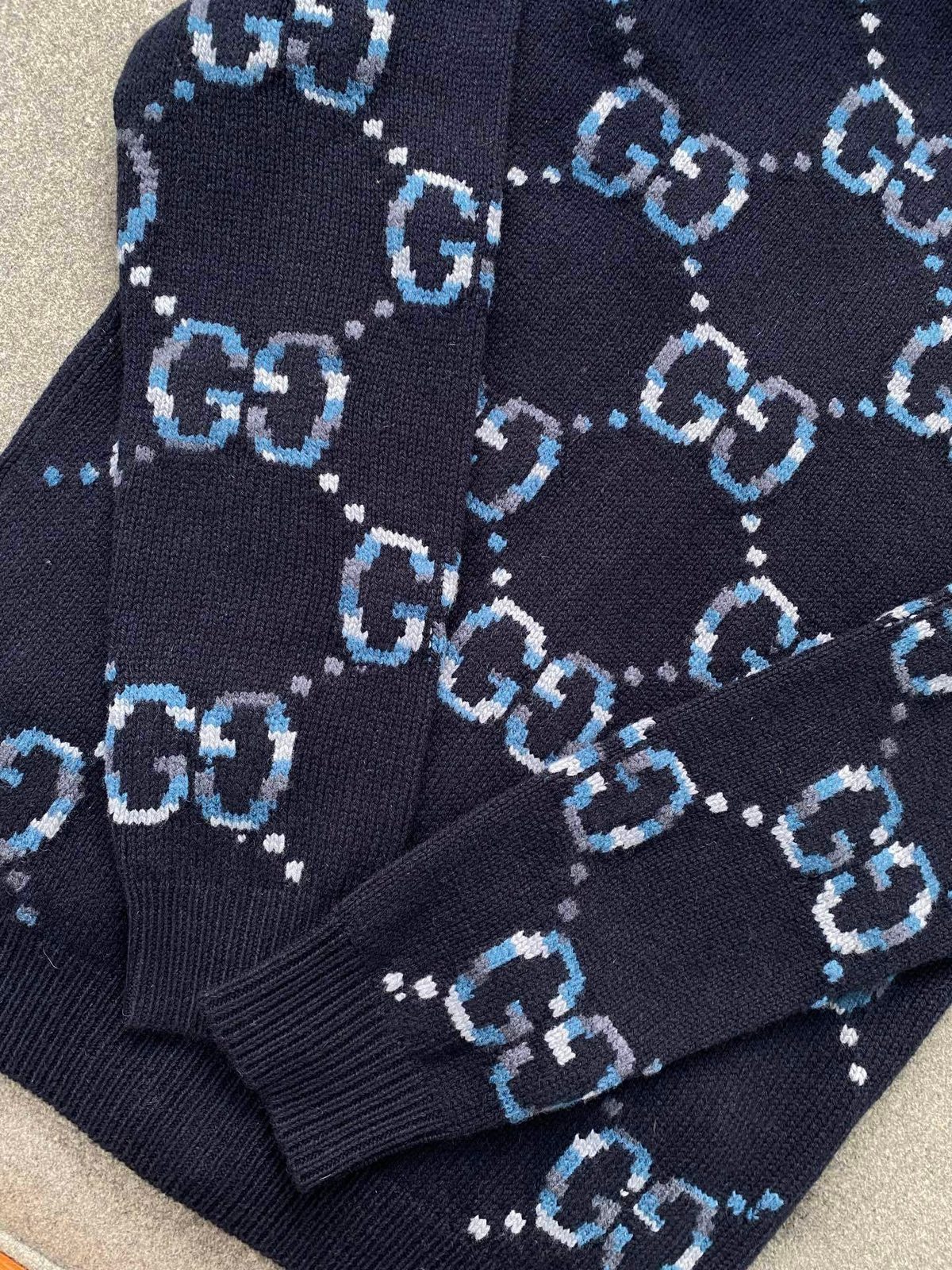 Gucci GG Monogram Wool Crewneck Sweater