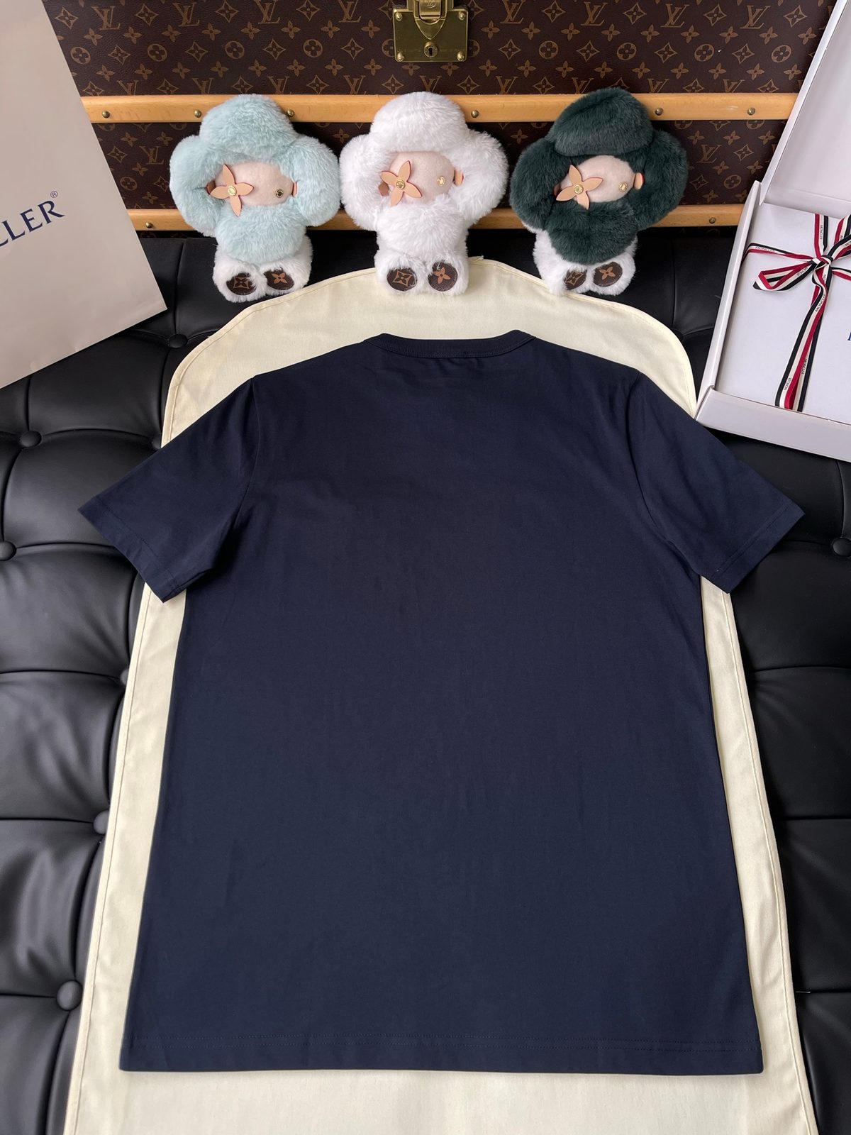 Moncler Navy Crewneck T-Shirt