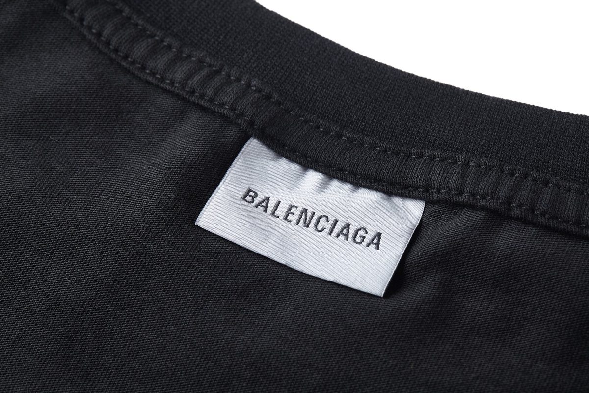 Balenciaga Graphic Print Cotton T-Shirt