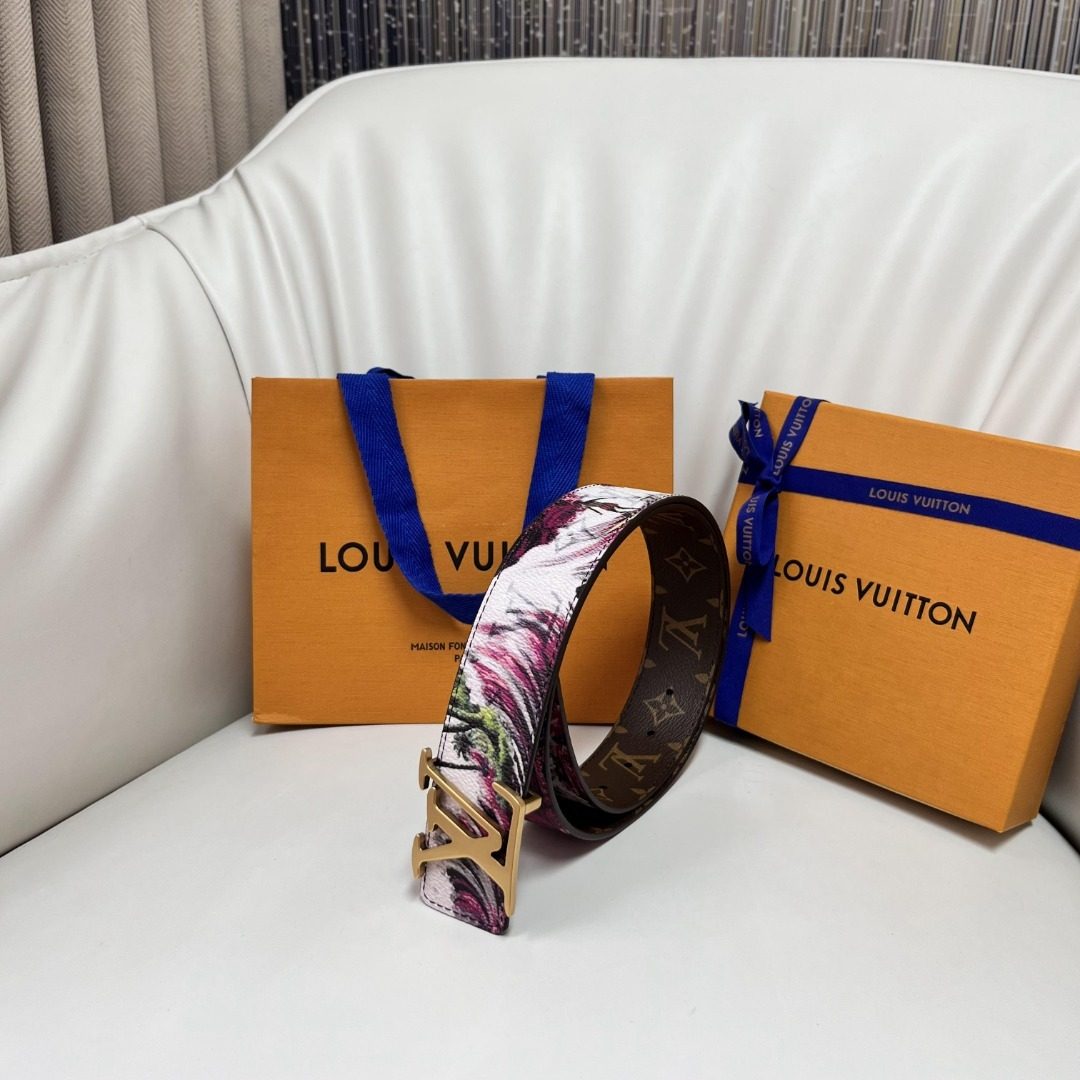 Louis Vuitton Monogram Reversible Canvas Belt