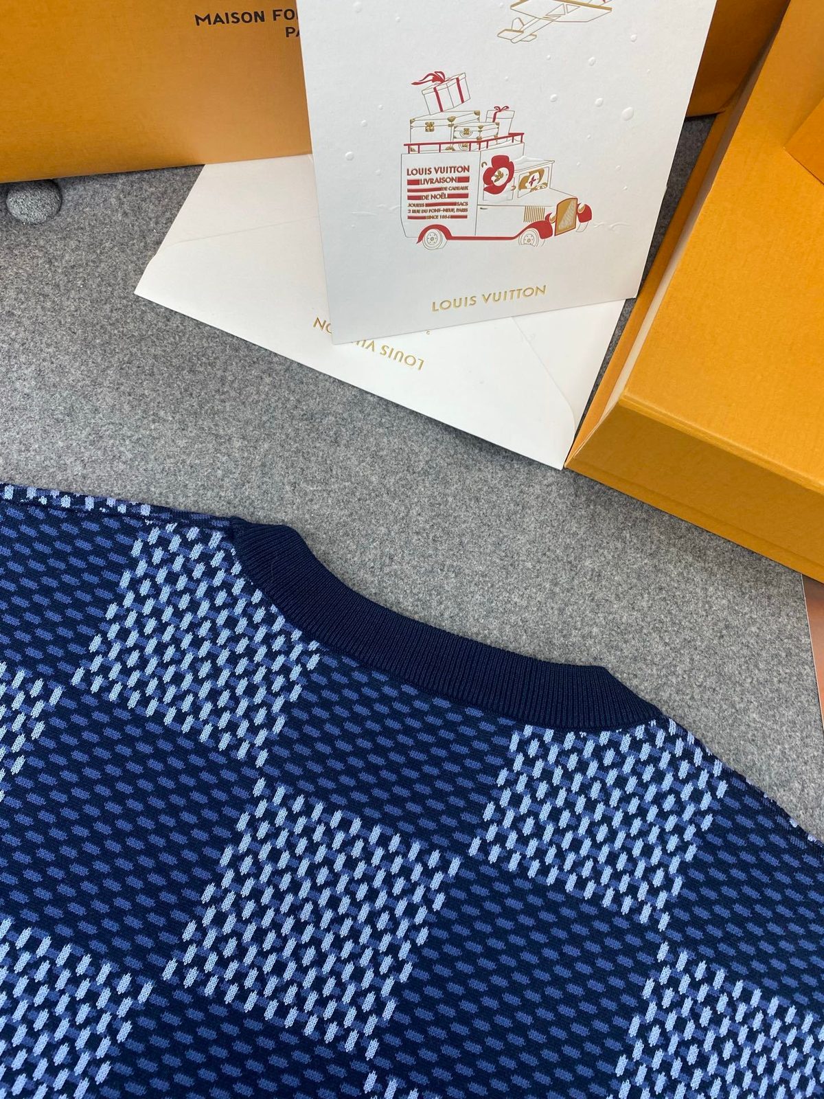 Louis Vuitton Damier Crewneck T-Shirt