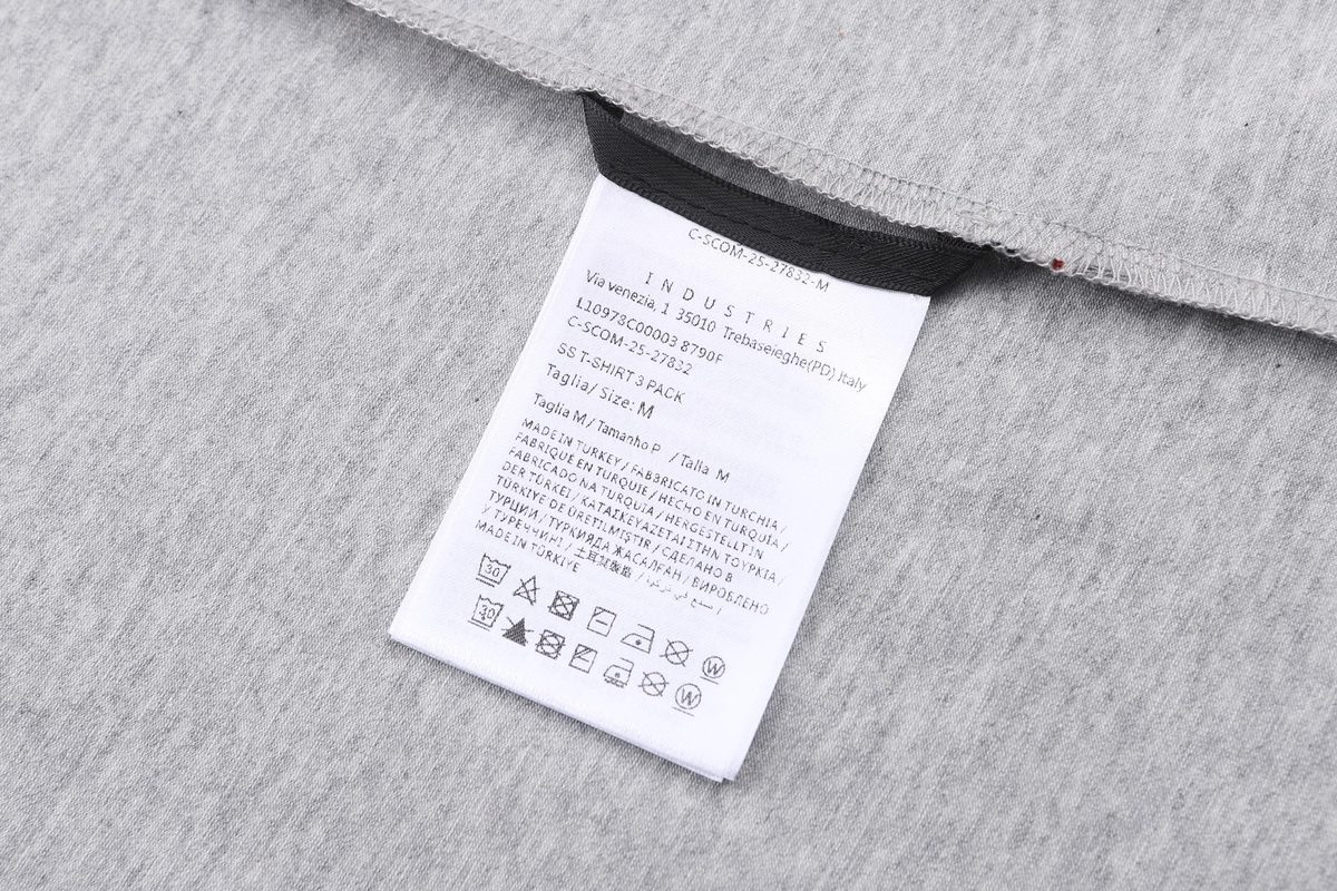 Moncler Logo Patch Cotton Blend T-Shirt