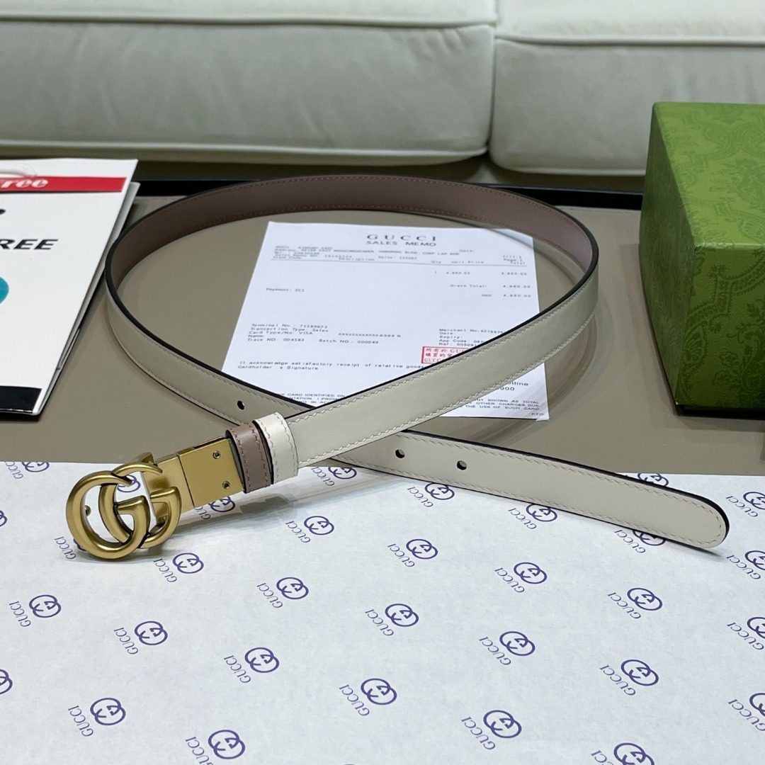 Gucci GG Marmont Leather Belt