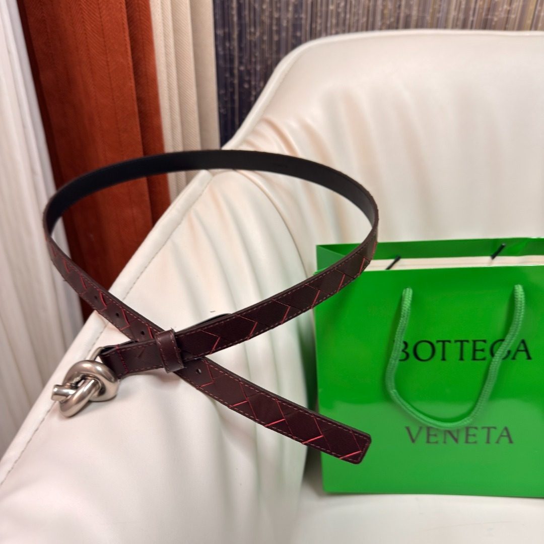 Bottega Veneta Intrecciato Leather Belt
