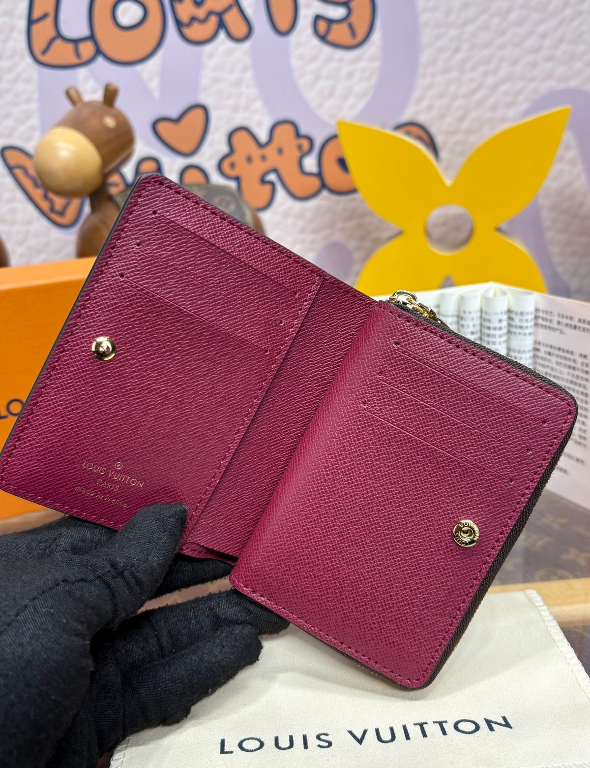 Louis Vuitton Victorine Wallet Pink