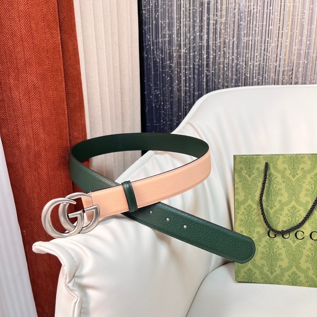 Gucci GG Marmont Leather Belt