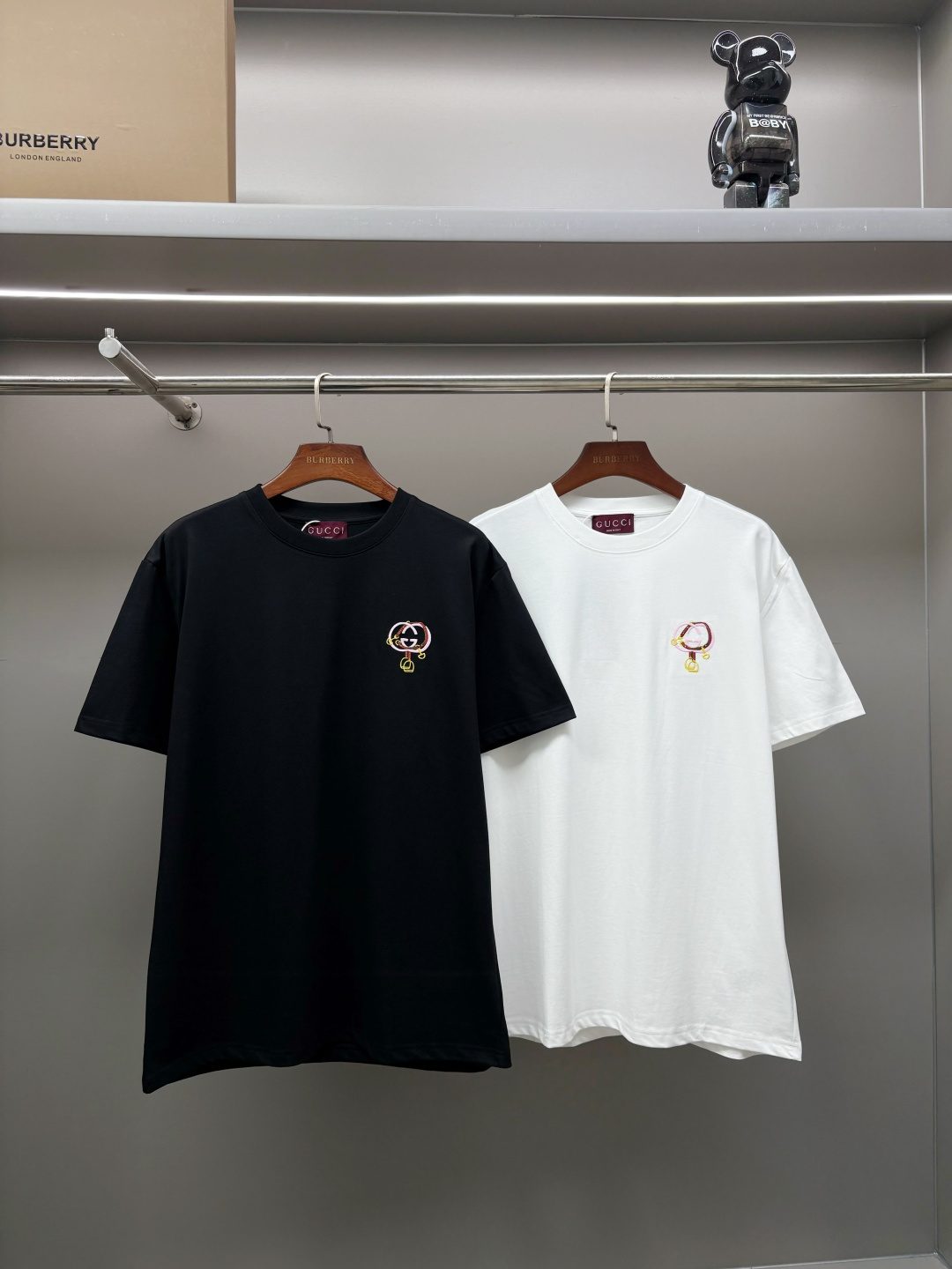 Gucci GG Embroidered Crewneck T-Shirt