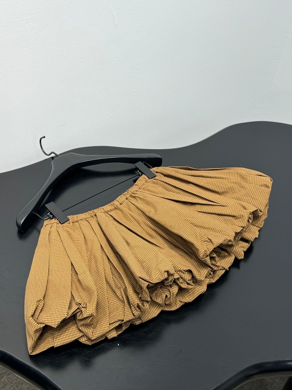 Miu Miu Pleated Wool Skirt