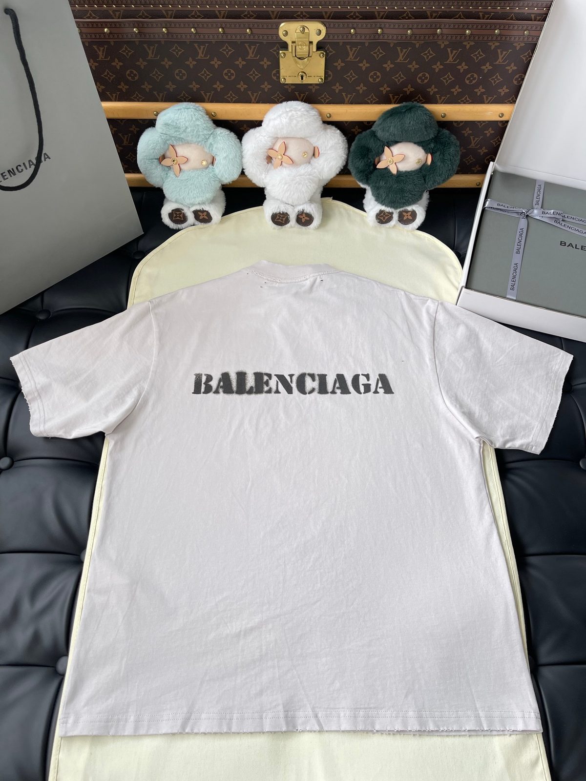 Balenciaga Logo Print White T-Shirt