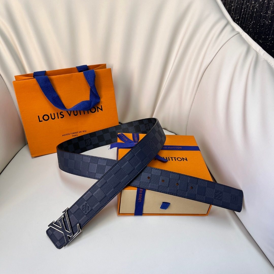 Louis Vuitton Damier Graphite Canvas Belt