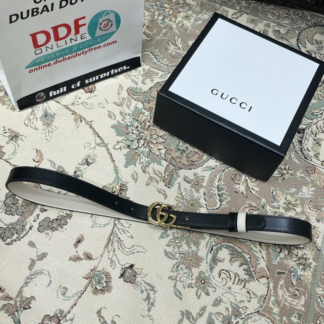 Gucci GG Marmont Reversible Leather Belt