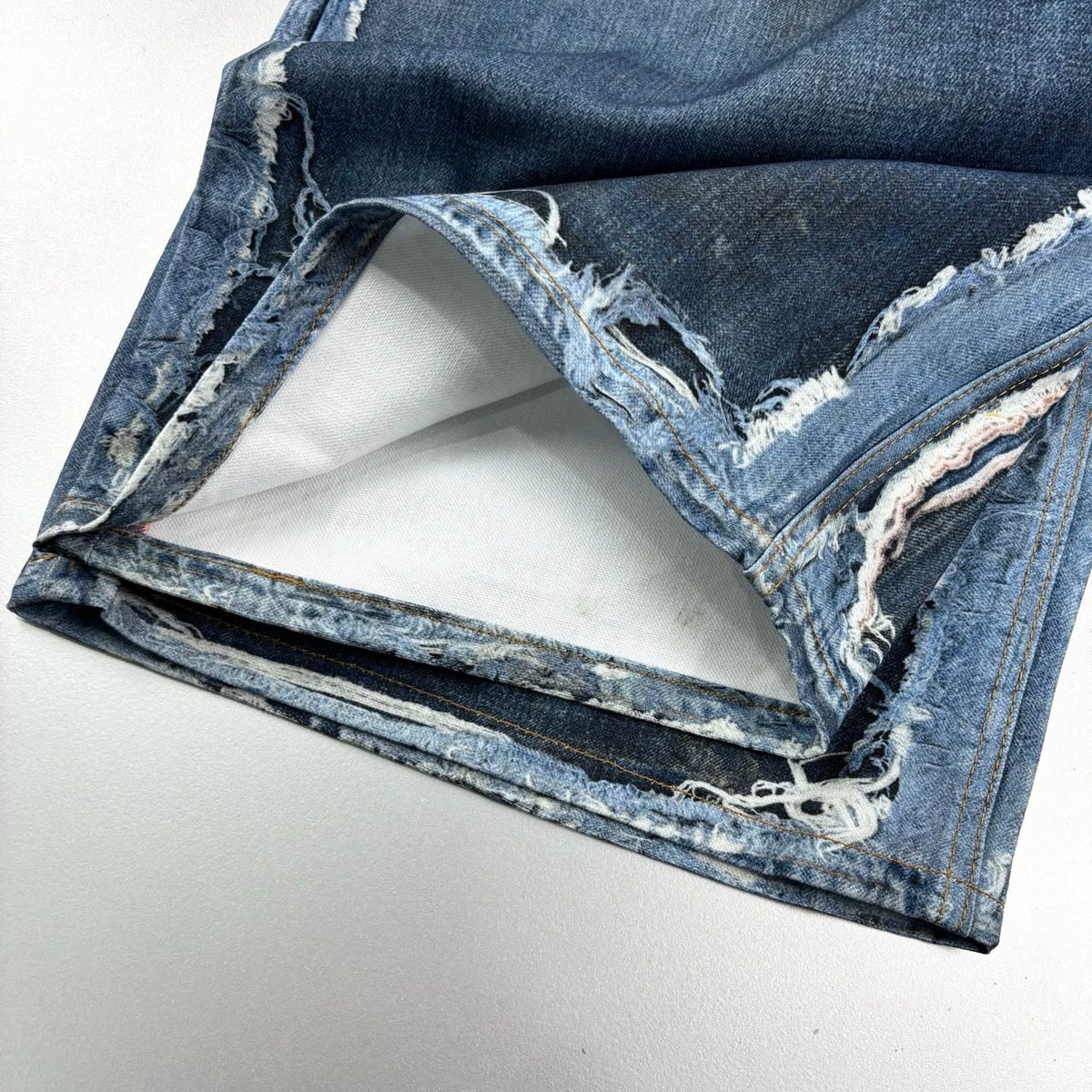 Acne Studios Distressed Denim Shorts