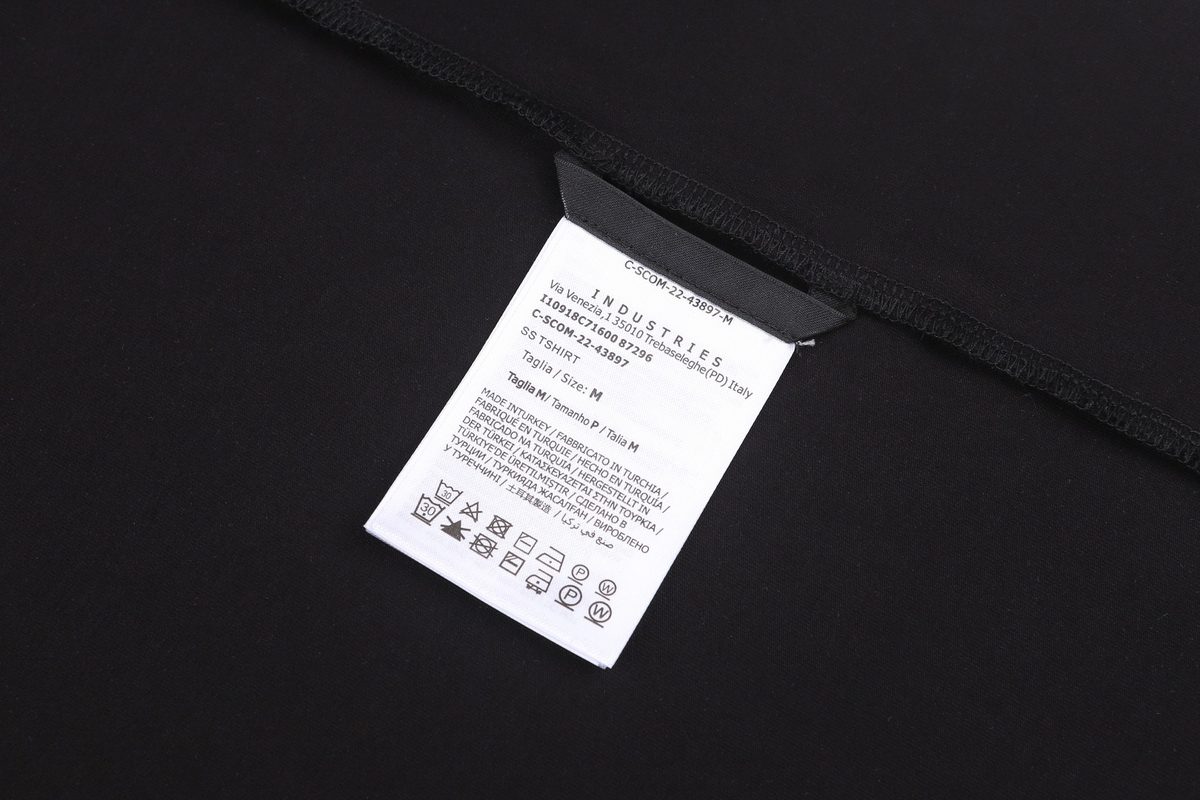Moncler Slim Fit Crewneck T-Shirt Black