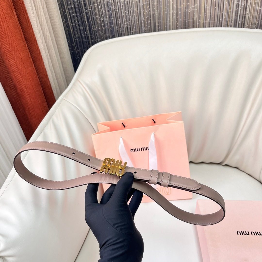 Miu Miu Leather Belt