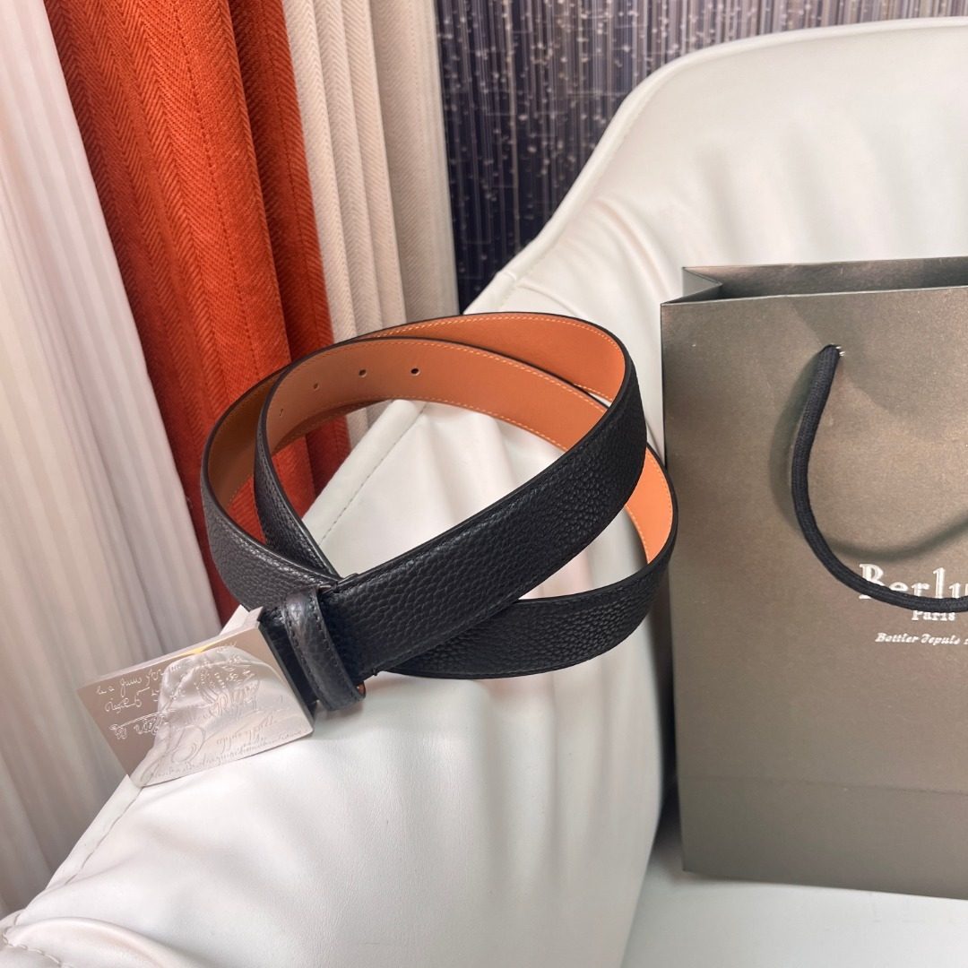 Berluti Reversible Leather Belt