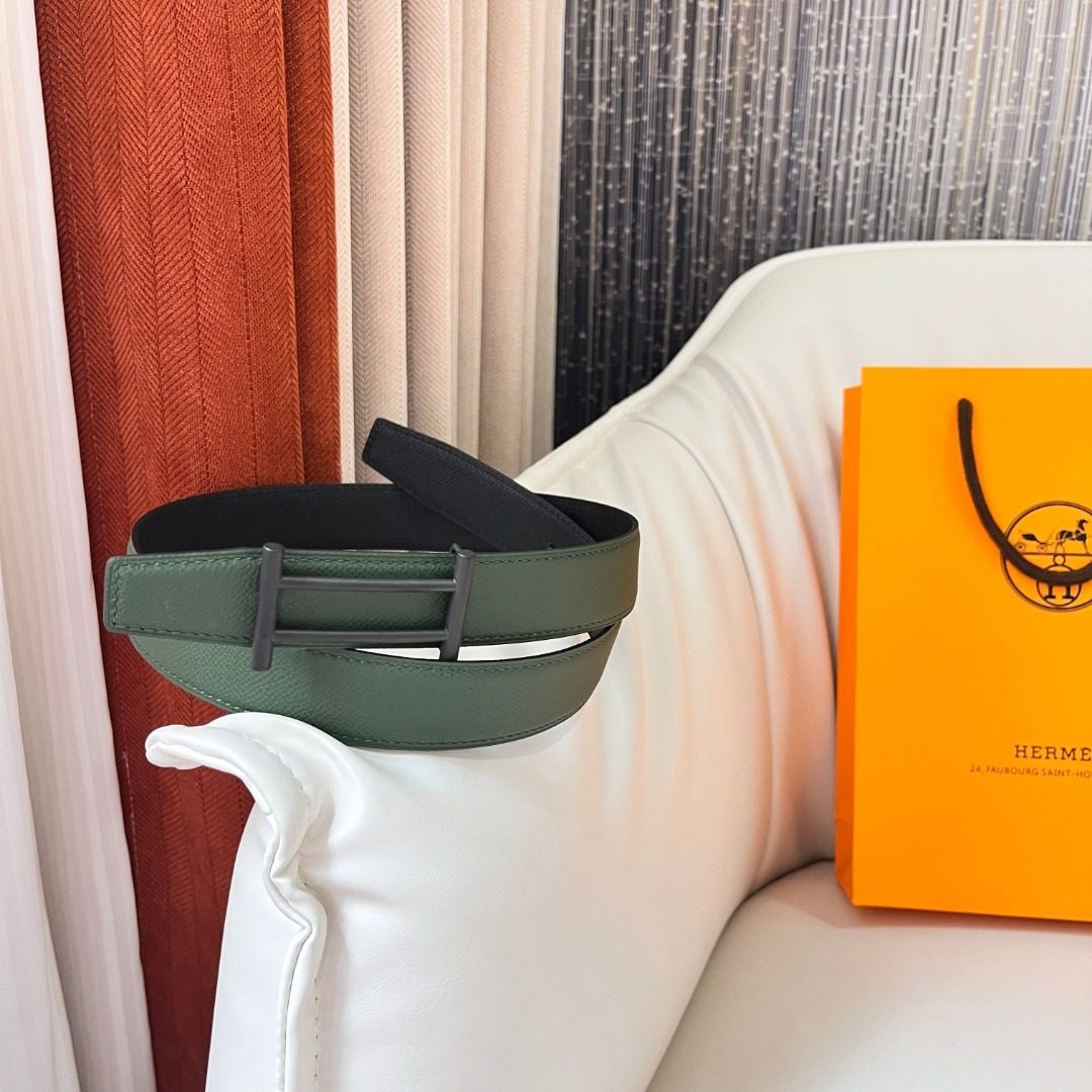 Hermès Reversible Leather Belt