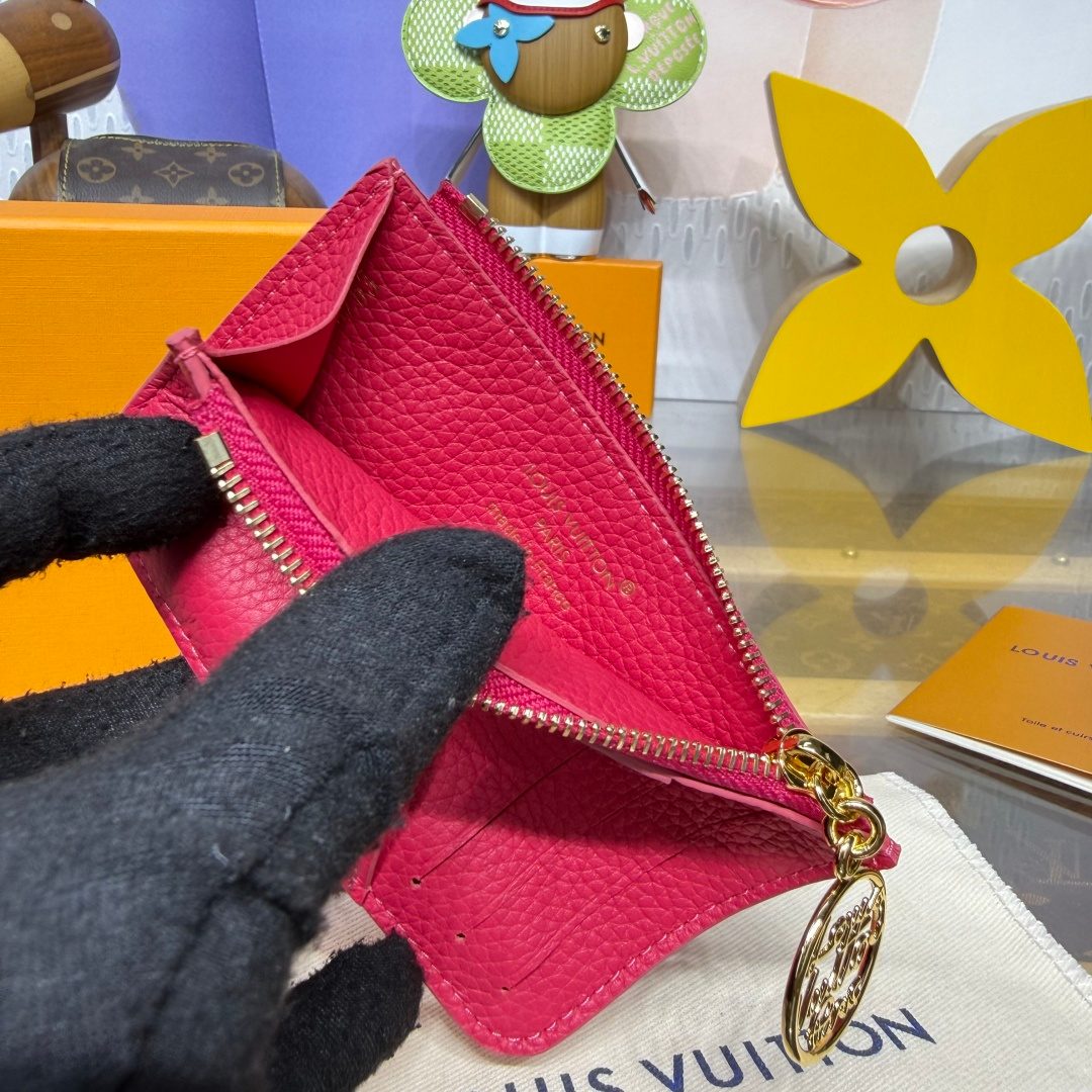Louis Vuitton Monogram Empreinte Zippy Wallet Rose Pink