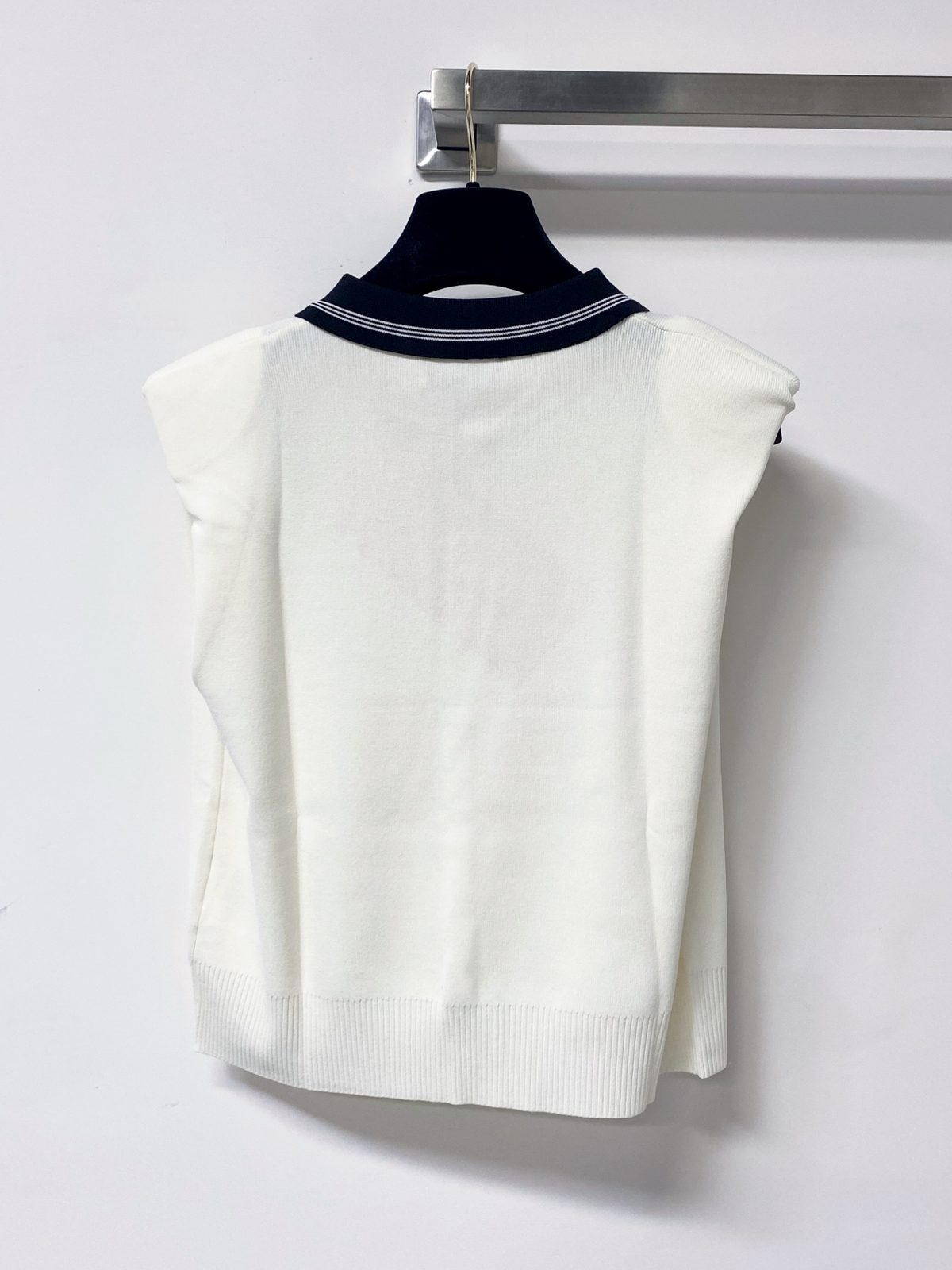 Miu Miu Knit Polo Vest Sleeveless