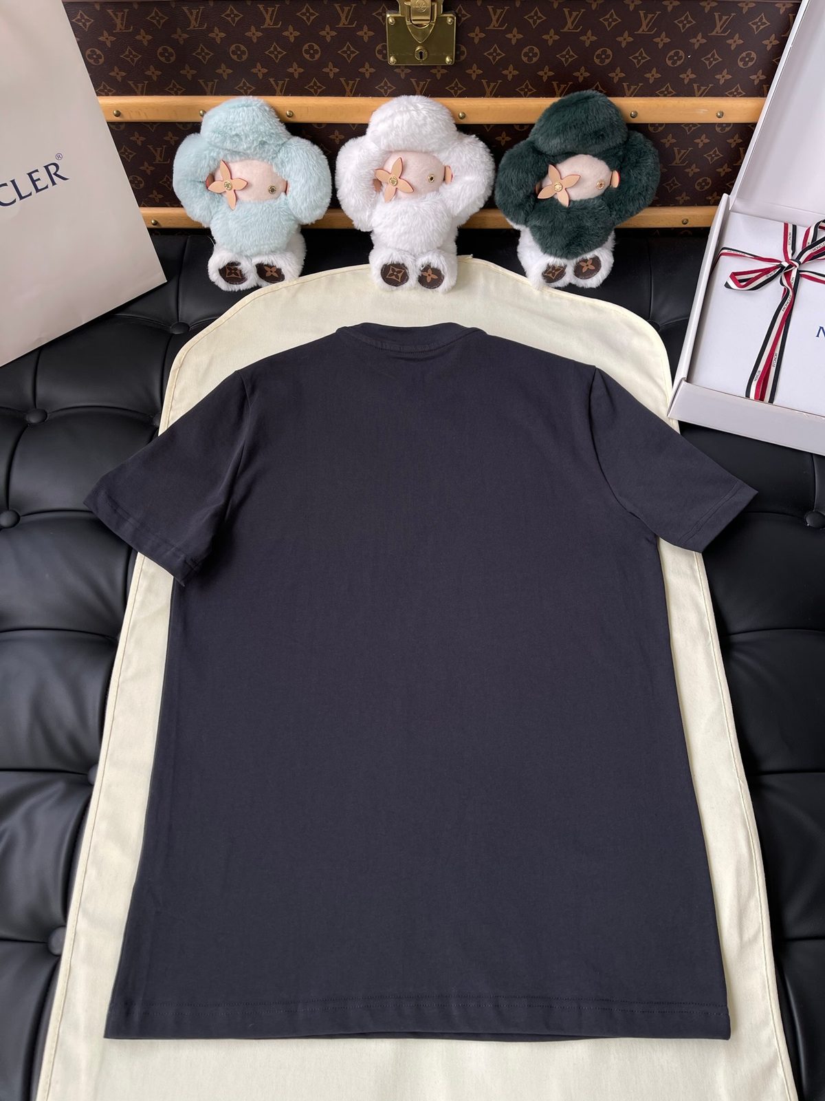 Moncler Navy Crewneck T-Shirt