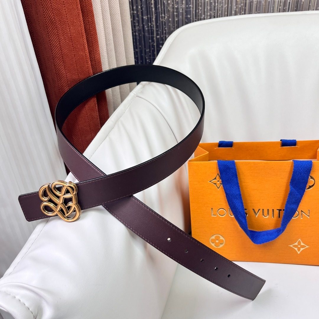 Louis Vuitton Monogram Reversible Leather Belt