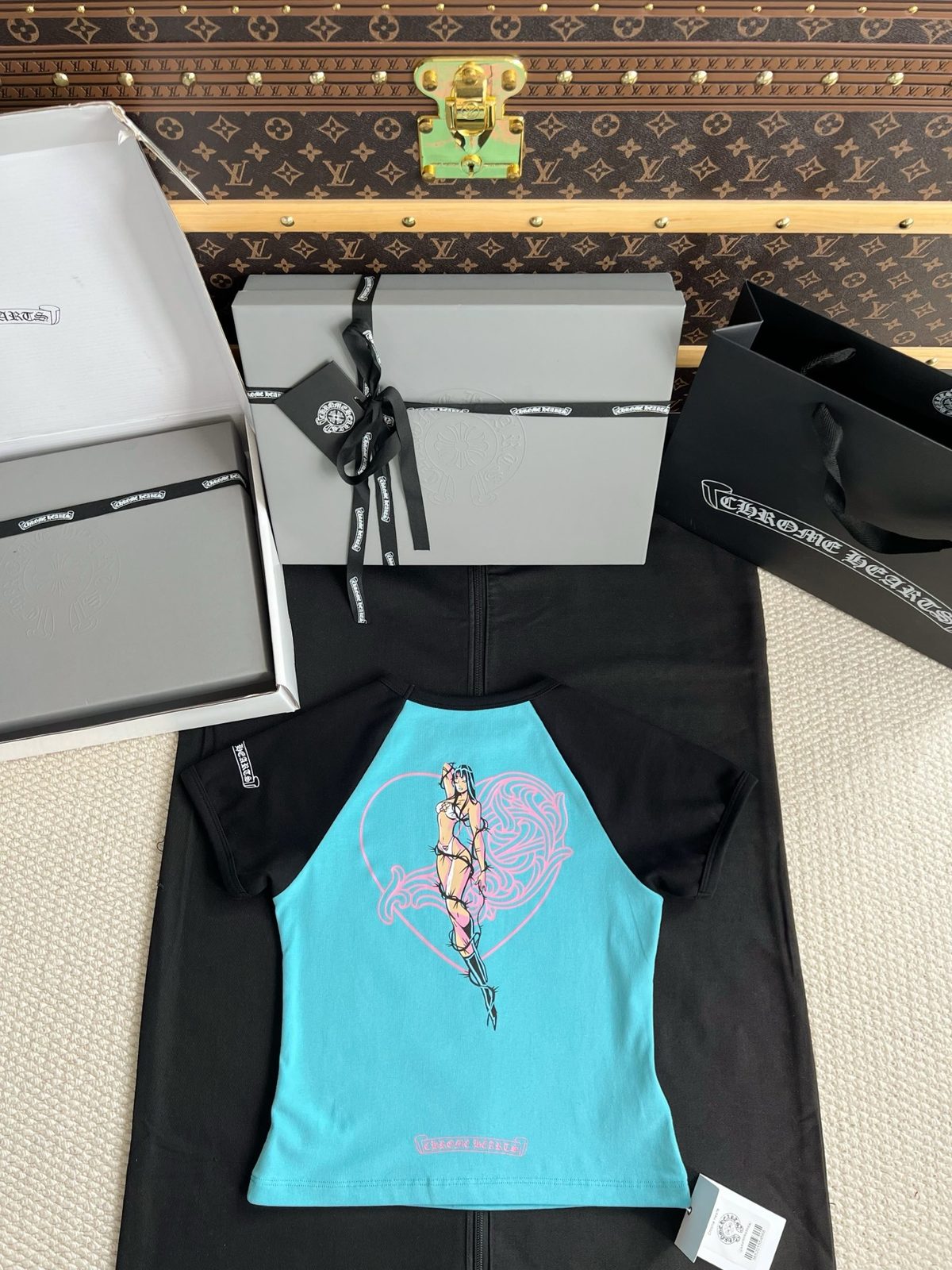 Chrome Hearts Raglan Graphic T-Shirt
