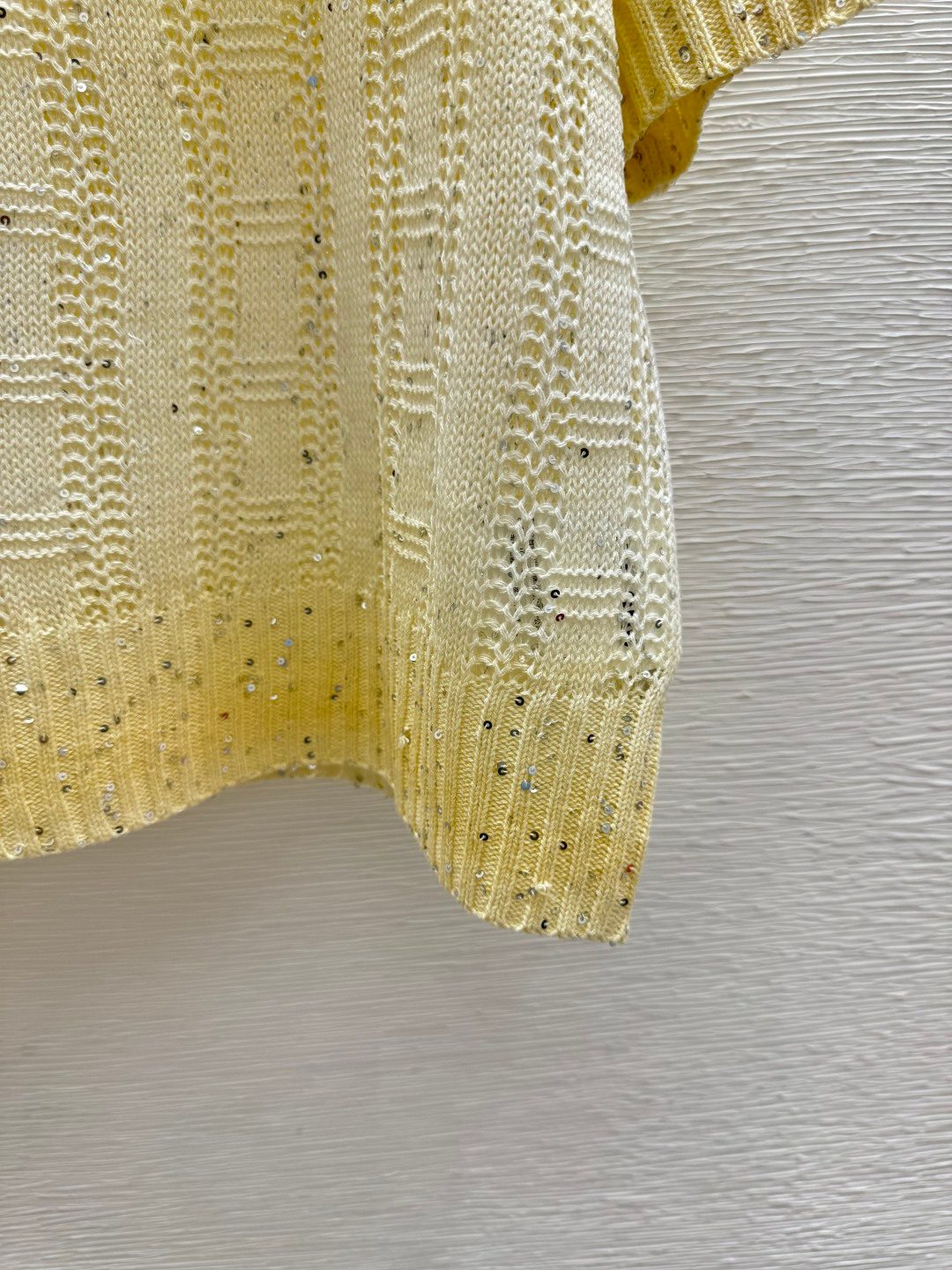 Miu Miu Cable Knit Crewneck Sweater