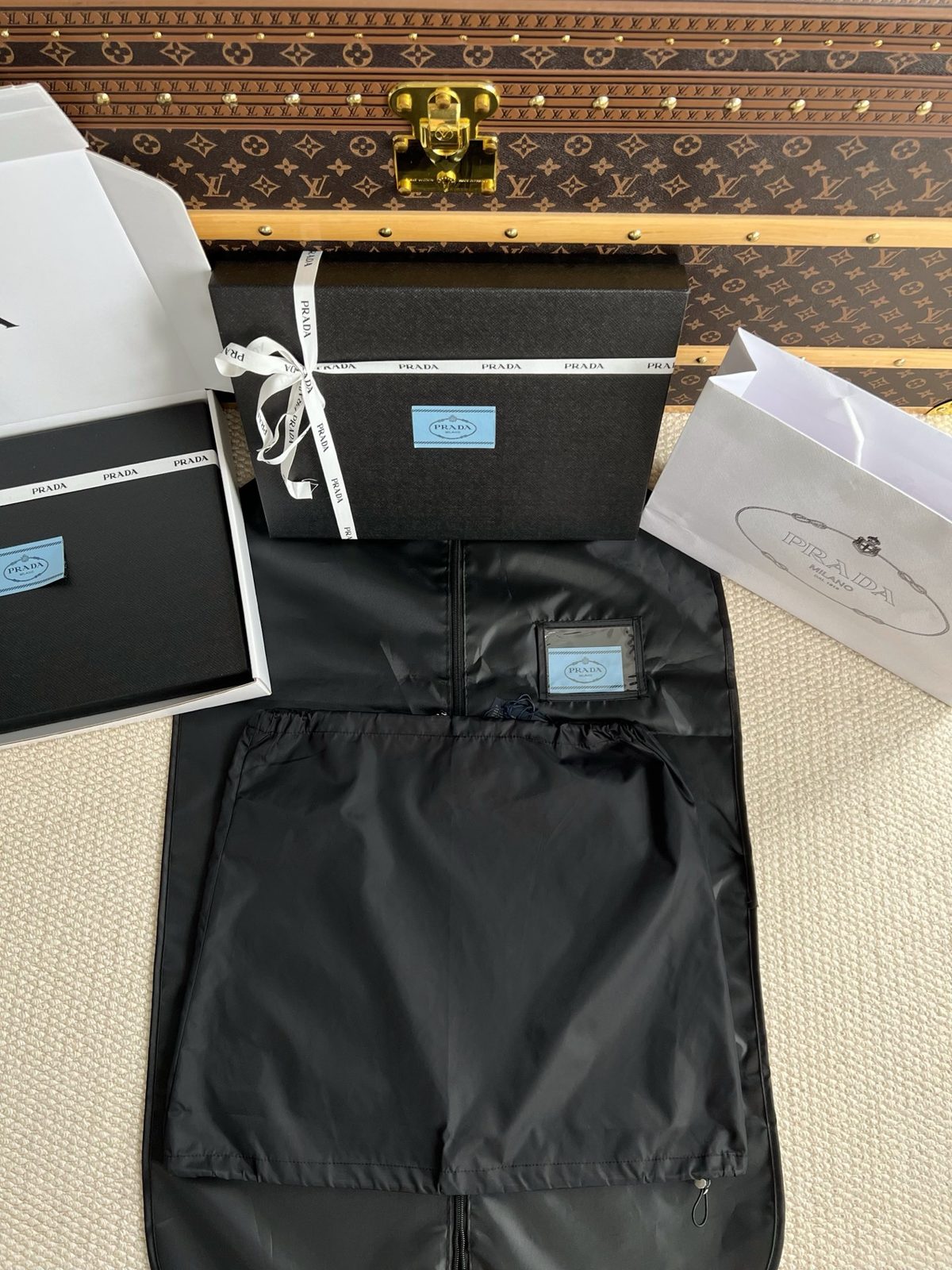 Prada Milano Black Nylon Puffer Jacket