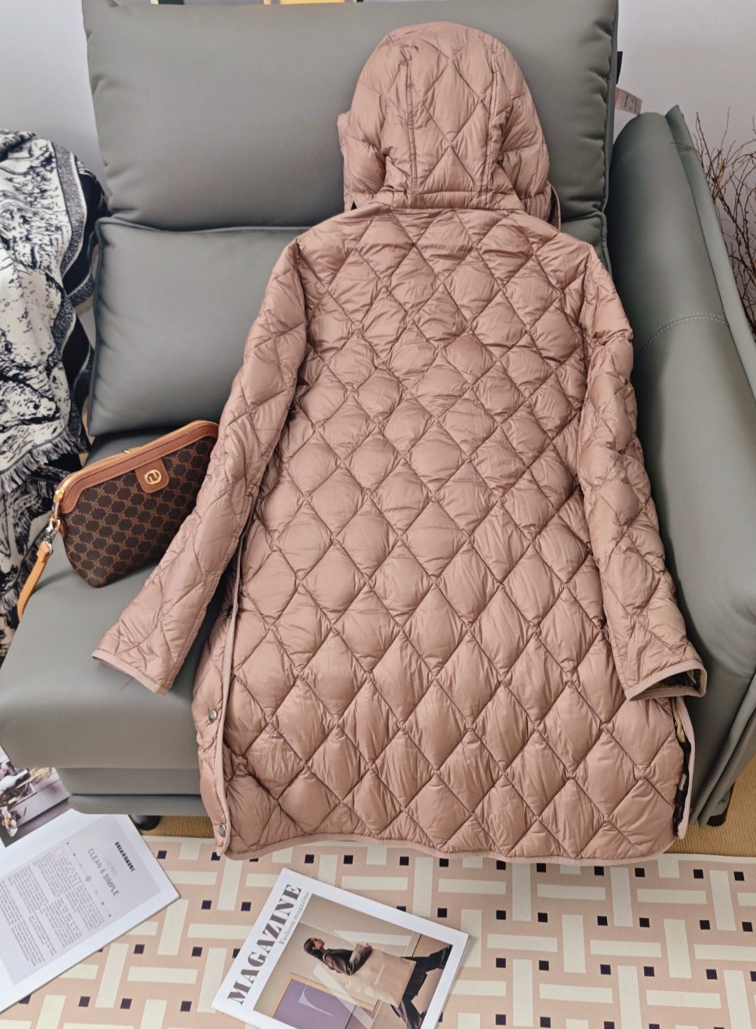 Burberry Quilted Puffer Jacket Coat