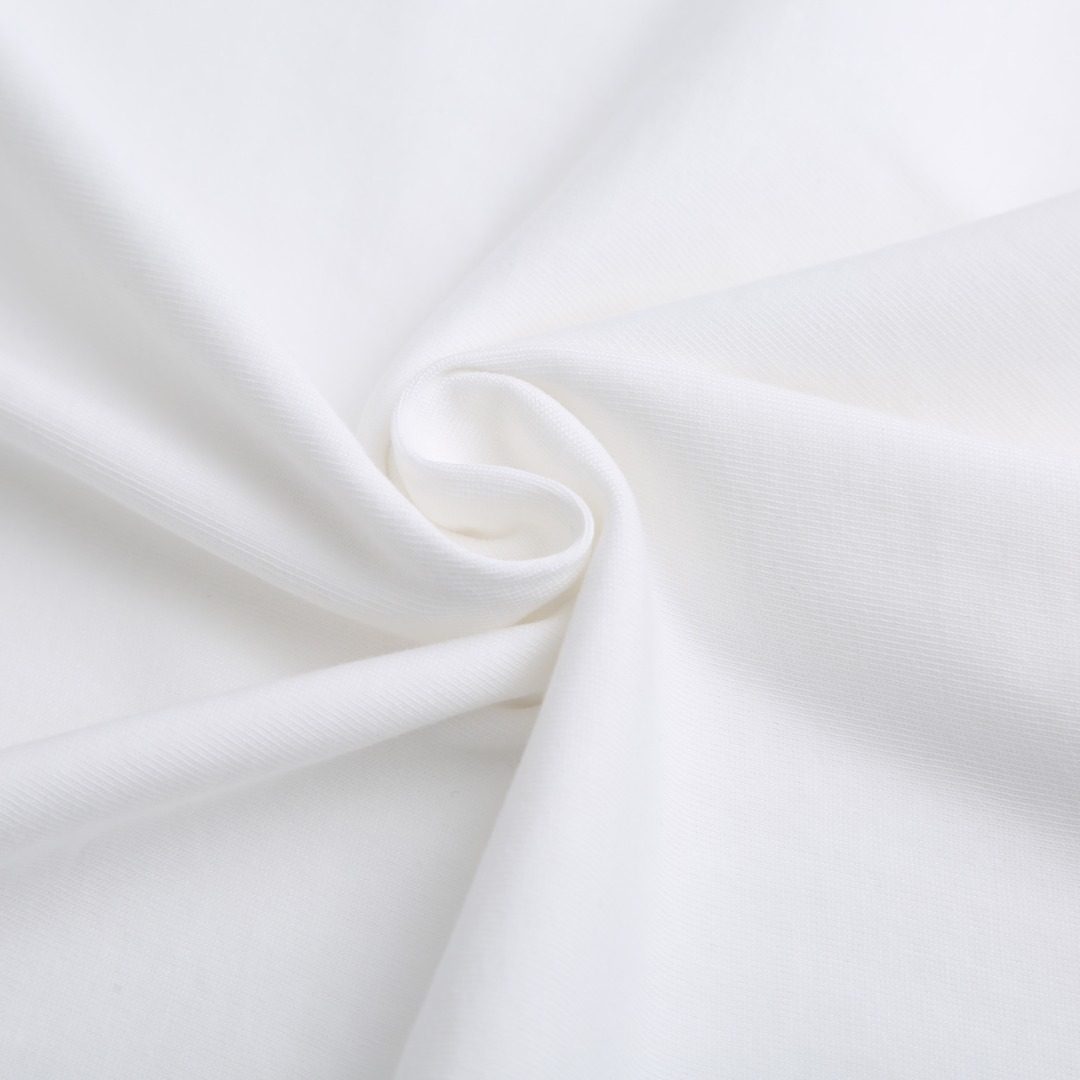 Luxury White Cotton Blend Dress Shirt