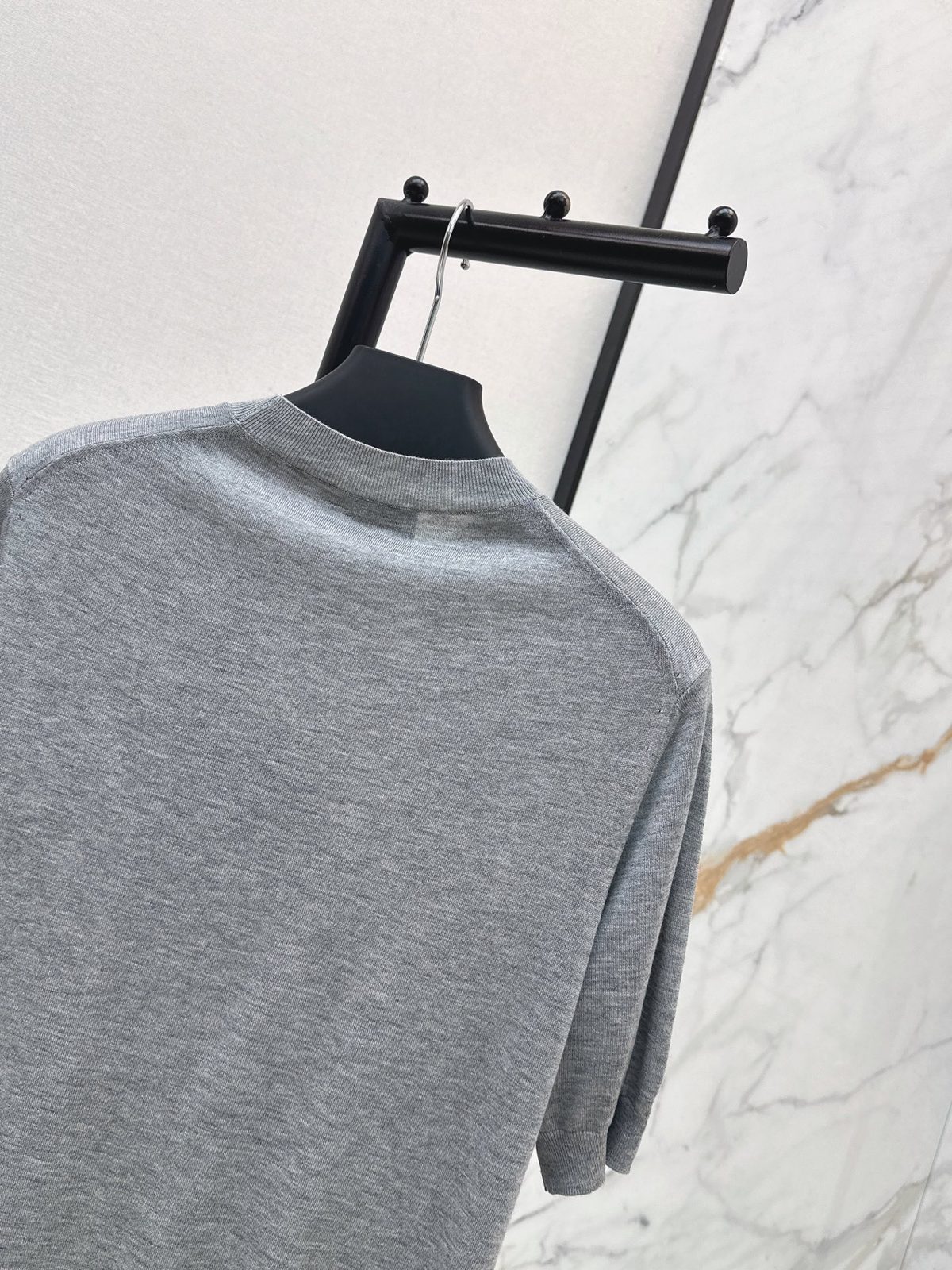 Prada Grey Crewneck T-Shirt