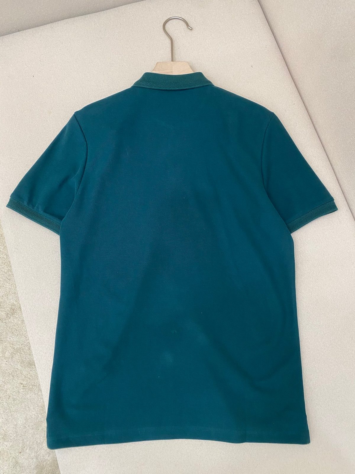 Teal Piqué Short Sleeve Polo Shirt