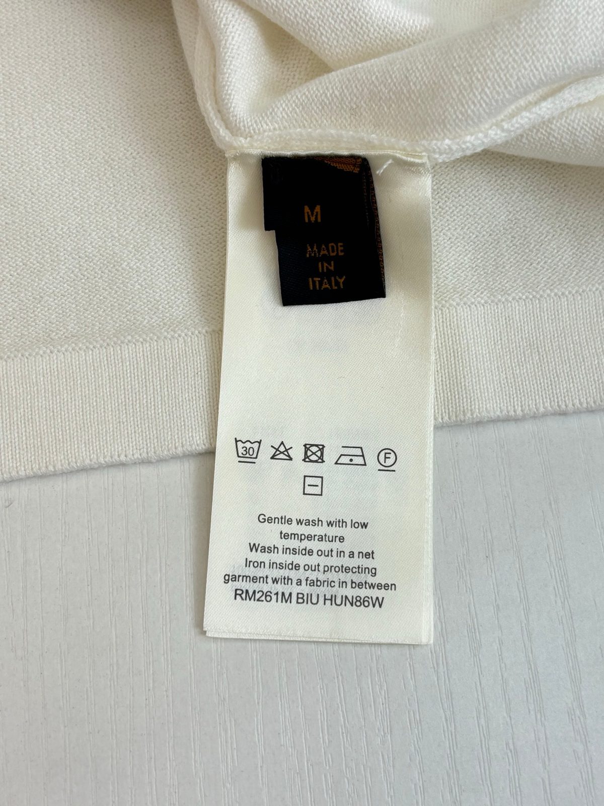 Italian-Made White Crewneck T-Shirt