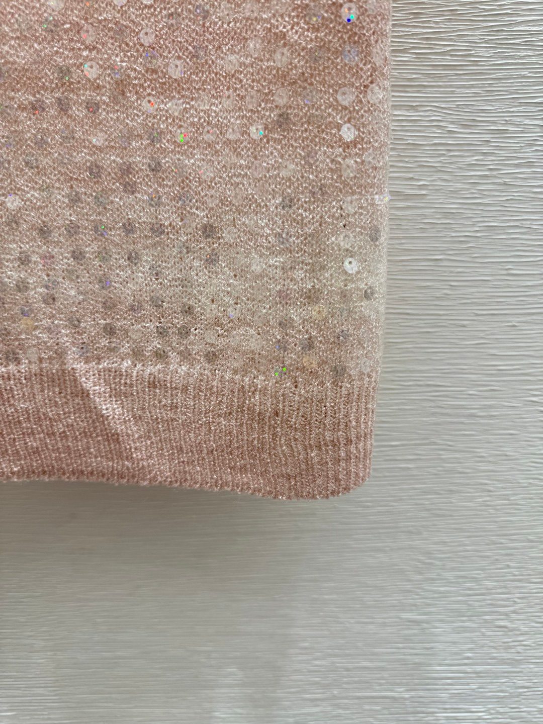 Miu Miu Knit V-Neck Short Sleeve Sweater