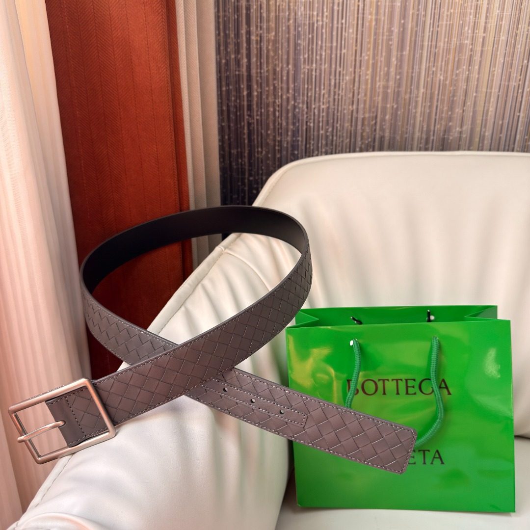 Bottega Veneta Intrecciato Leather Belt