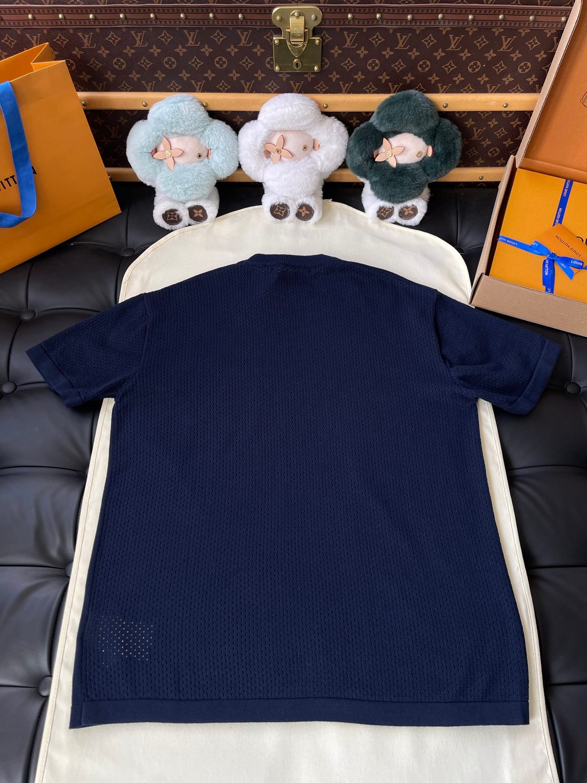 Louis Vuitton Navy Crewneck Sweater