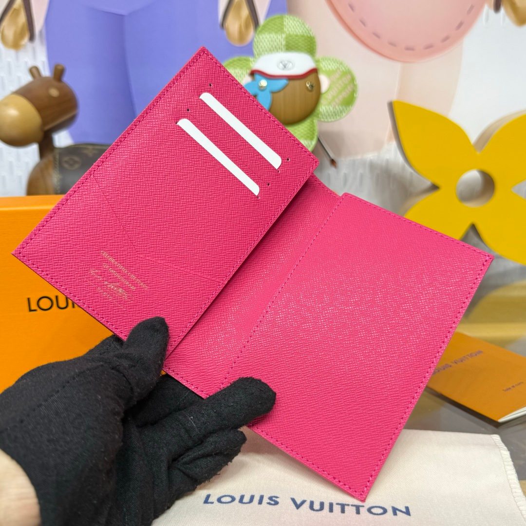 Louis Vuitton Epi Leather Bifold Wallet Pink