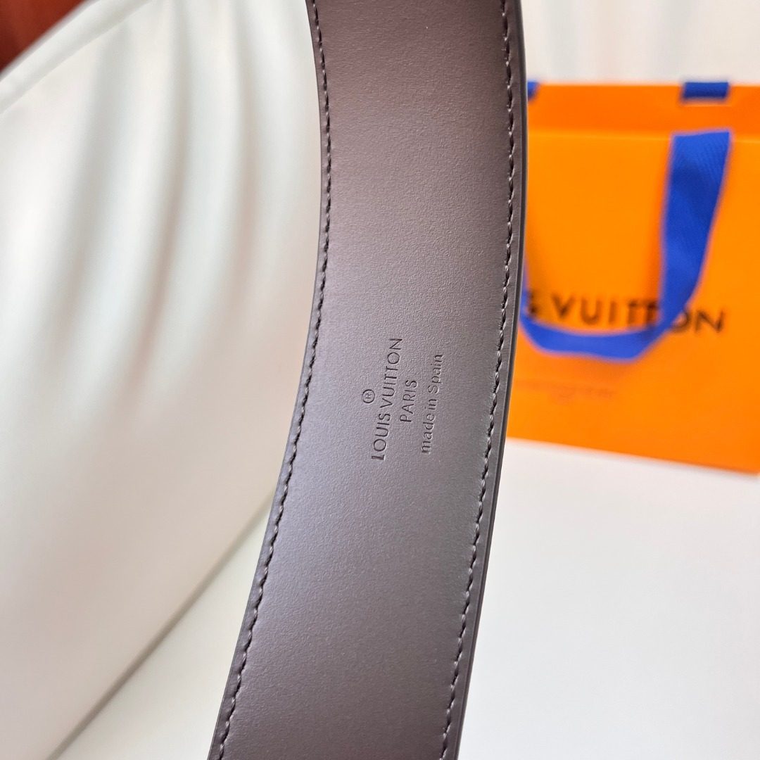 Louis Vuitton Damier Ebene Canvas Belt
