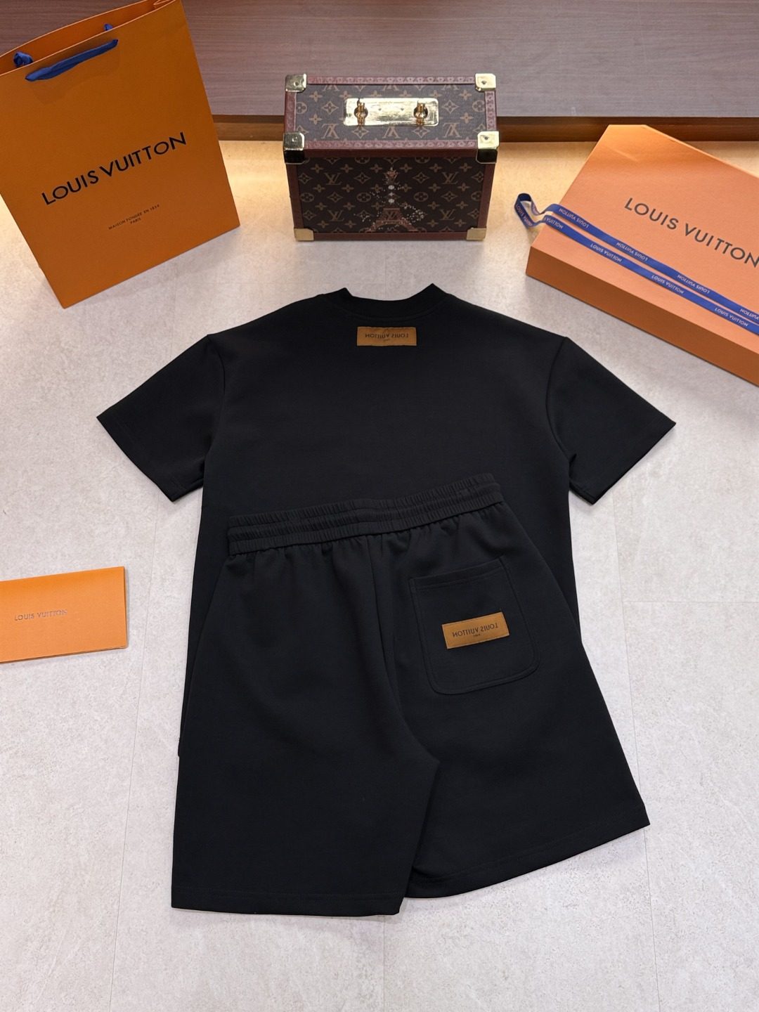 Louis Vuitton Monogram T-Shirt and Shorts Set