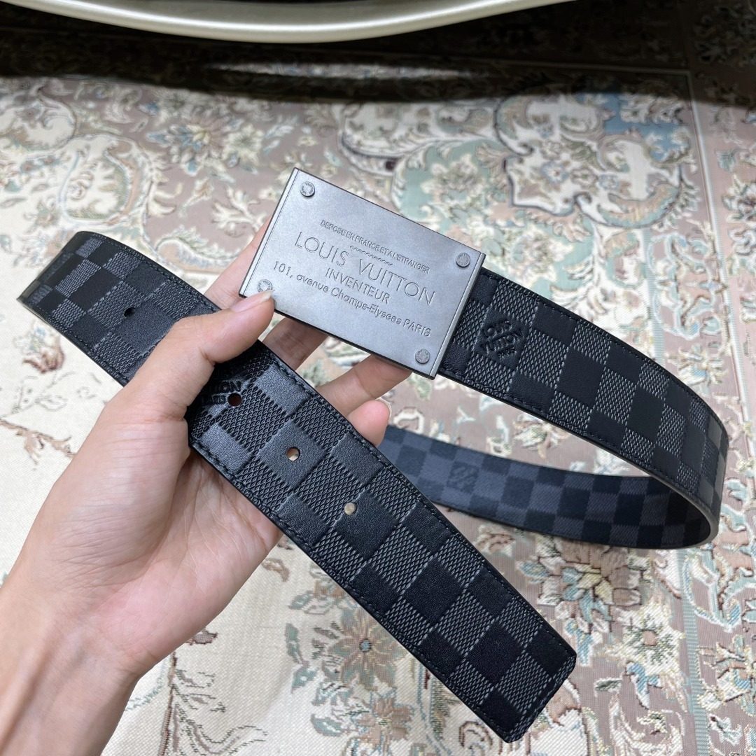 Louis Vuitton Damier Graphite Belt
