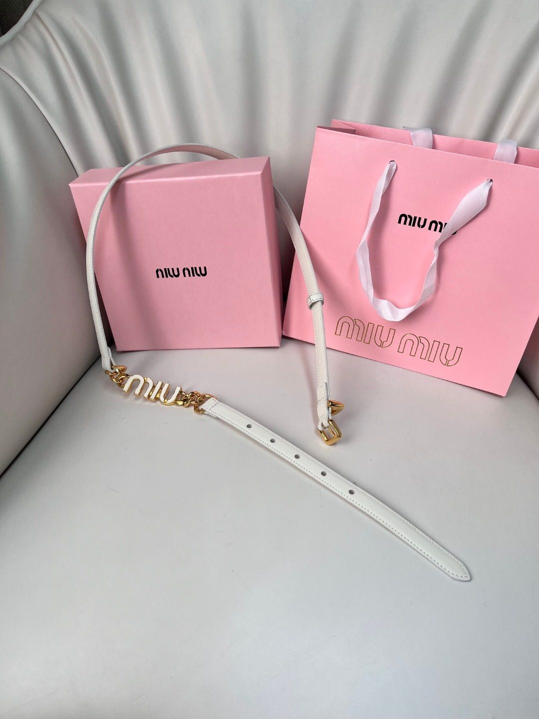 Miu Miu Leather Belt