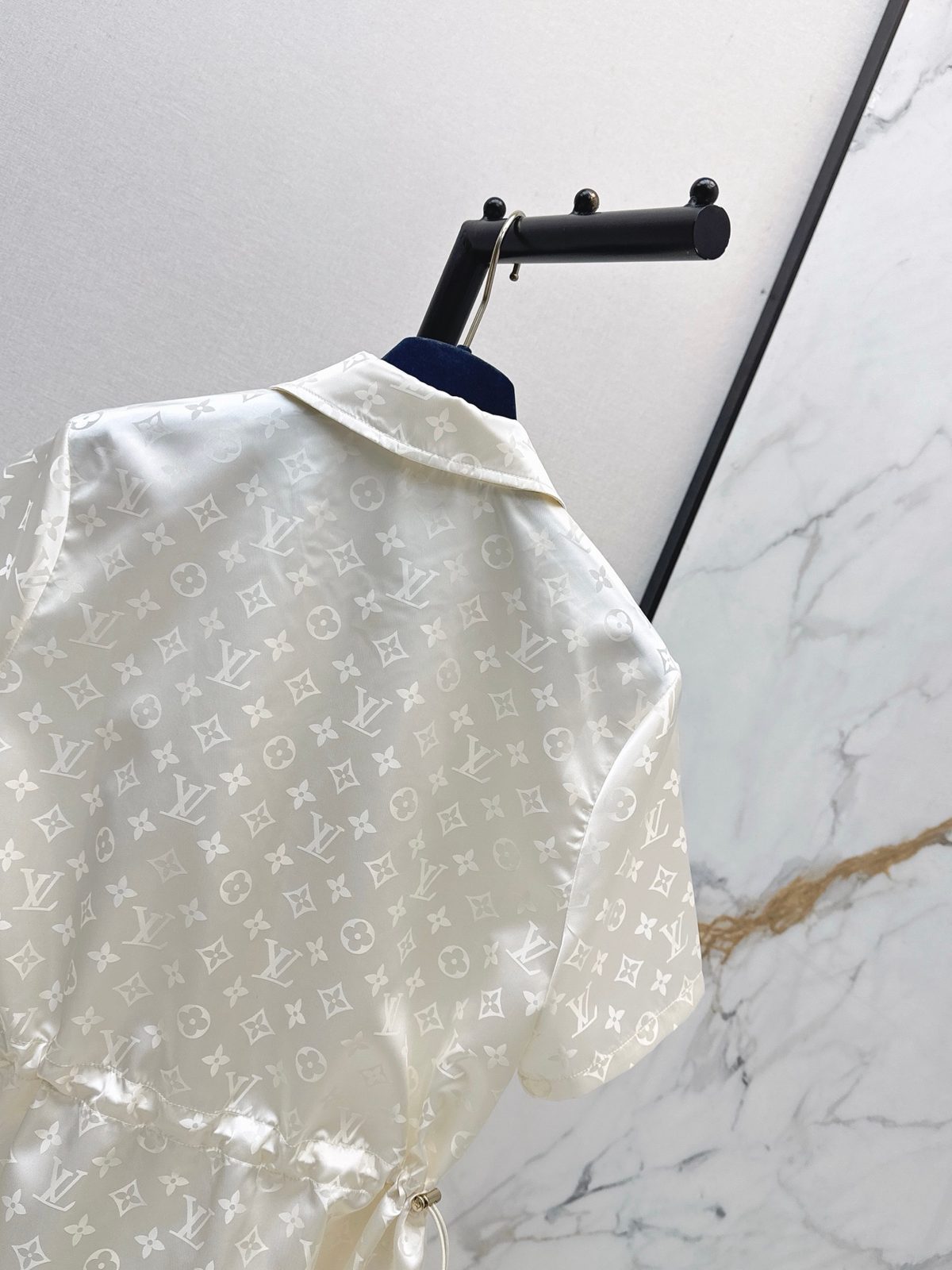 Louis Vuitton Monogram Short-Sleeve Shirt Dress