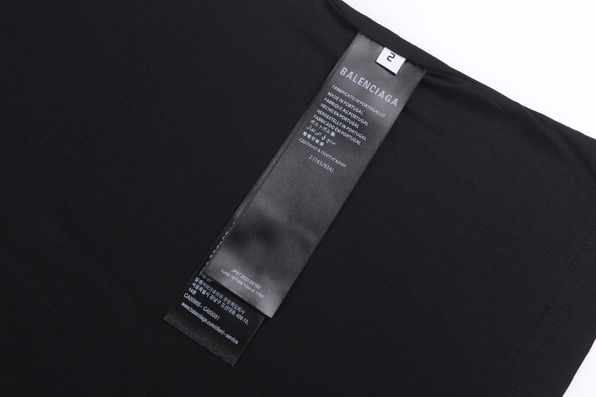 Balenciaga Double-Sided Logo Print T-Shirt