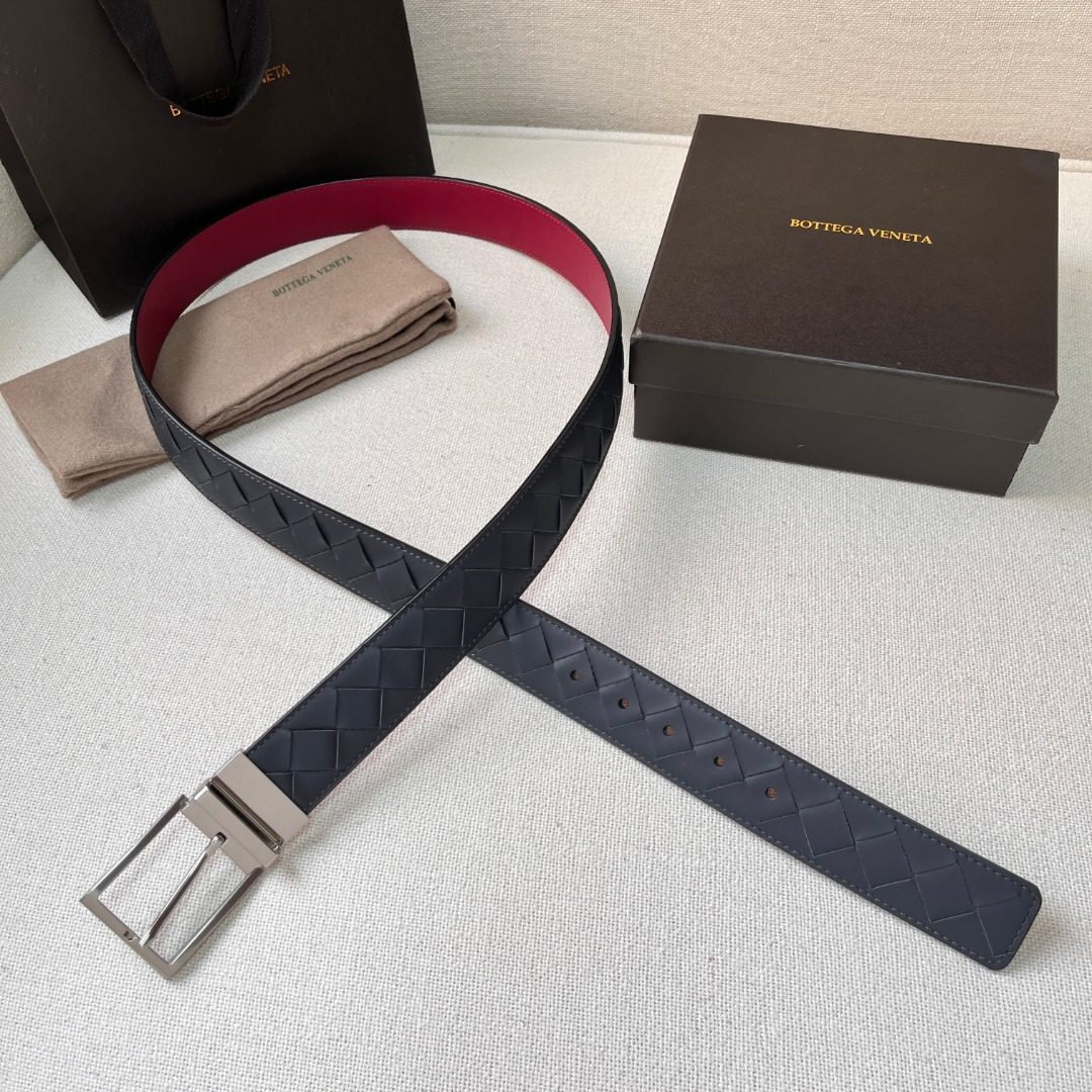 Bottega Veneta Intrecciato Leather Belt