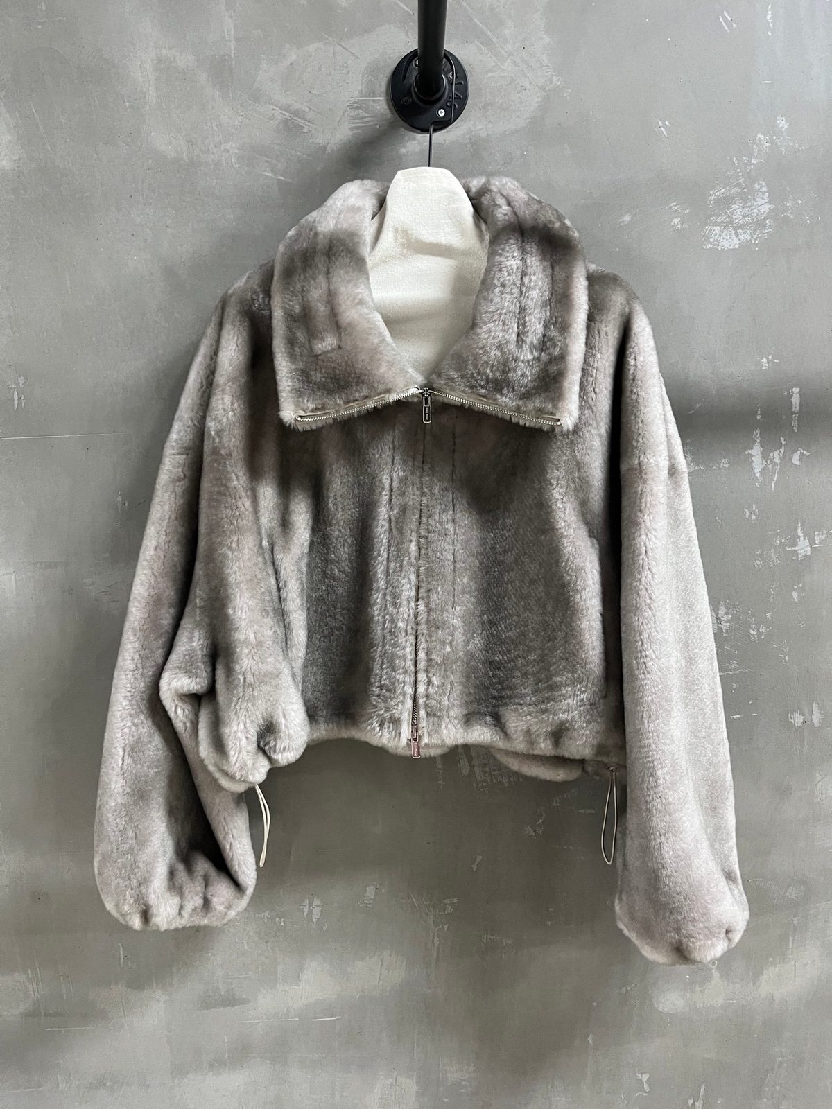 Luxury Cashmere Cropped Zip Jacket