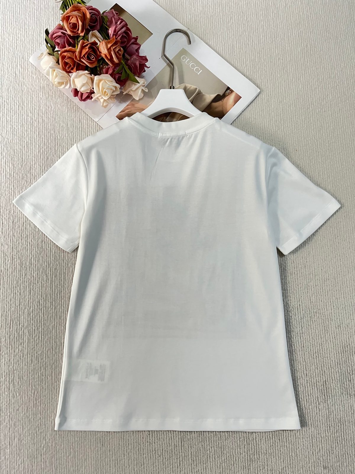 Gucci White Crewneck T-Shirt