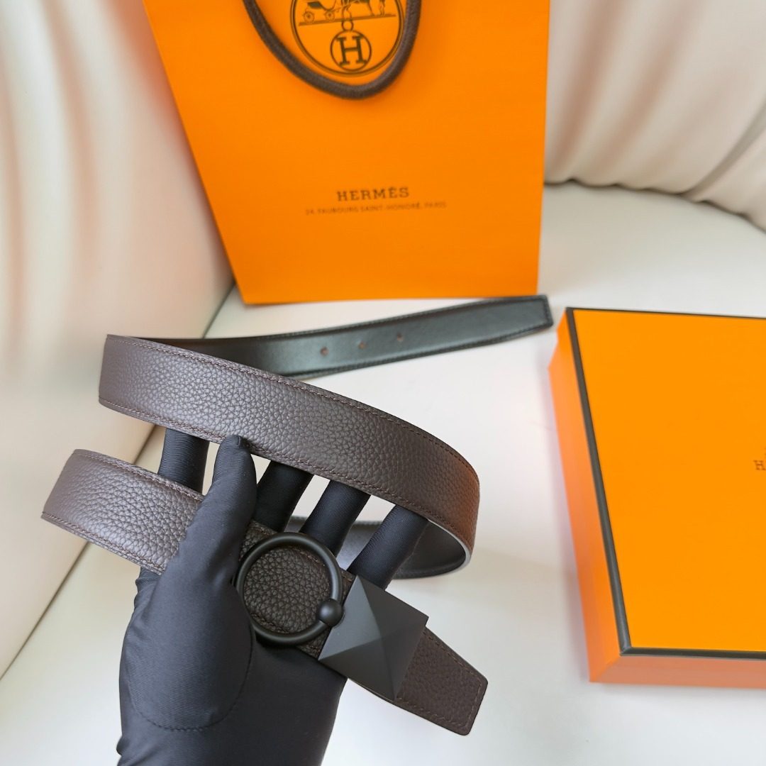 Hermès Reversible Leather Belt